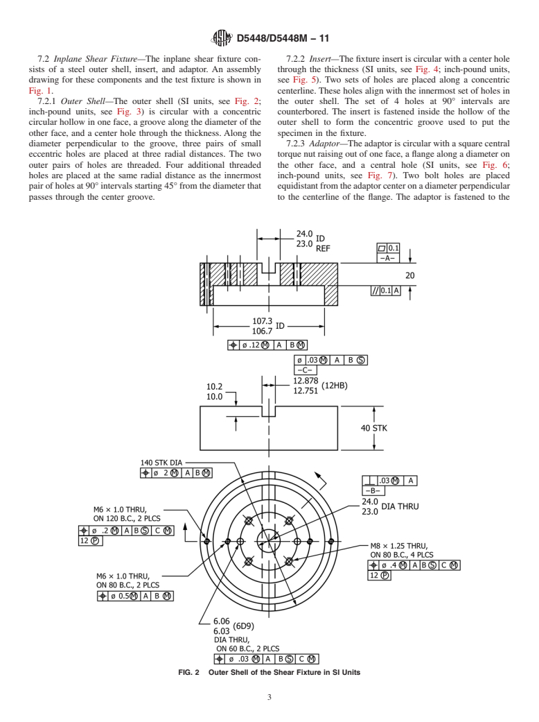 ASTM D5448/D5448M-11 - Standard Test Method for Inplane Shear Properties of Hoop Wound Polymer Matrix Composite Cylinders