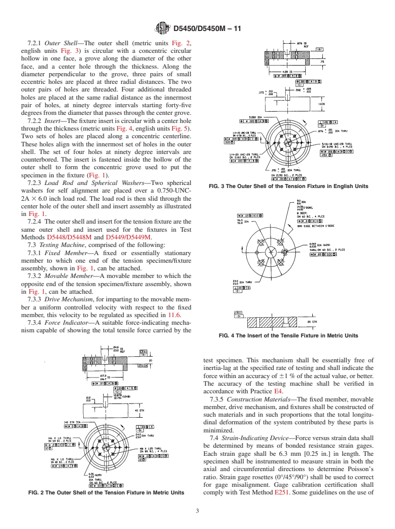 ASTM D5450/D5450M-11 - Standard Test Method for Transverse Tensile Properties of Hoop Wound Polymer Matrix Composite Cylinders