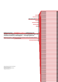 REDLINE ISO 24434:2024 - Radioprotection — Surveillance radiologique des membres des équipes d'intervention et de la population après des incidents nucléaires/radiologiques — Principes généraux
Released:8. 10. 2024 - Page 1 preview