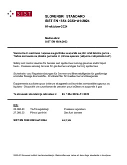 SIST EN 1854:2023+A1:2024 SIST EN 1854:2023+A1:2024 - Page 1 preview