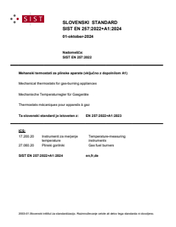 EN 257:2022+A1:2023 EN 257:2022+A1:2024 - Page 1 preview