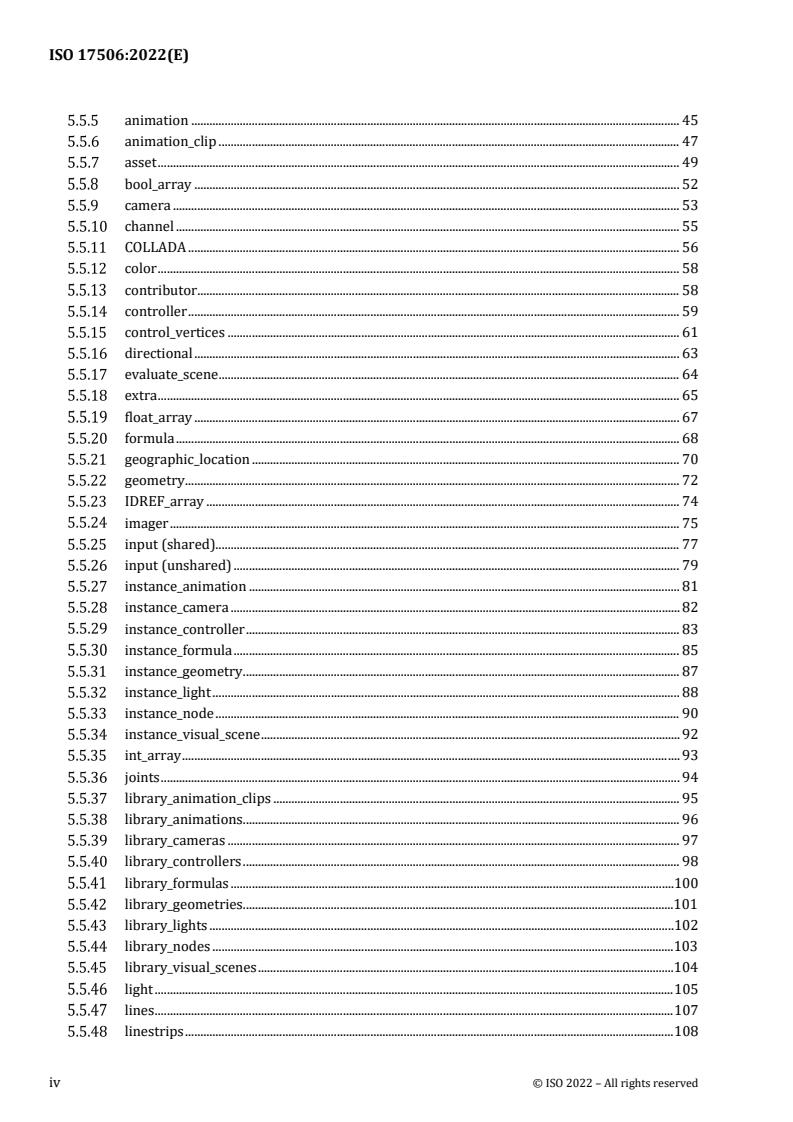 ISO 17506:2022 ISO 17506:2022 - Industrial automation systems and integration — COLLADATM digital asset schema specification for 3D visualization of industrial data
Released:3/22/2022 - Page 4 preview