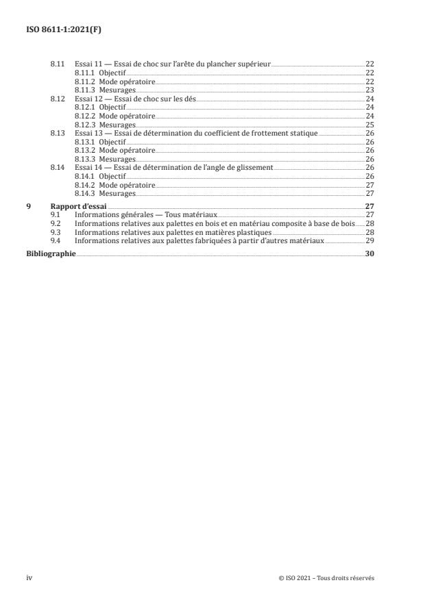 ISO 8611-1:2021 ISO 8611-1:2021 - Palettes pour la manutention -- Palettes plates - Page 4 preview