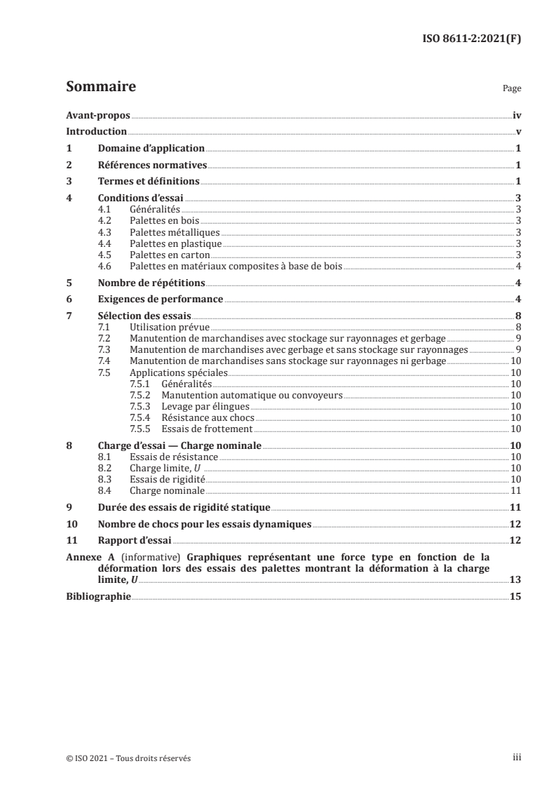 ISO 8611-2:2021 - Palettes pour la manutention — Palettes plates — Partie 2: Exigences de performance et sélection des essais
Released:12/7/2021