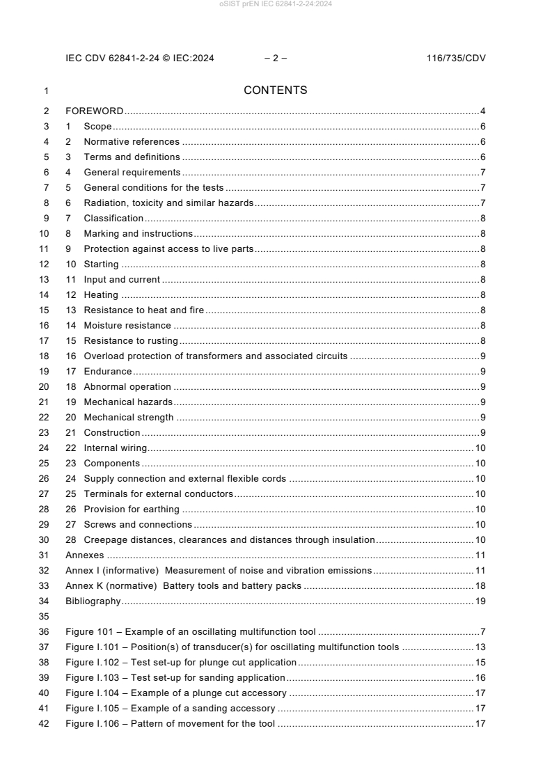 kSIST FprEN IEC 62841-2-24:2025 oSIST prEN IEC 62841-2-24:2024 - Page 4 preview