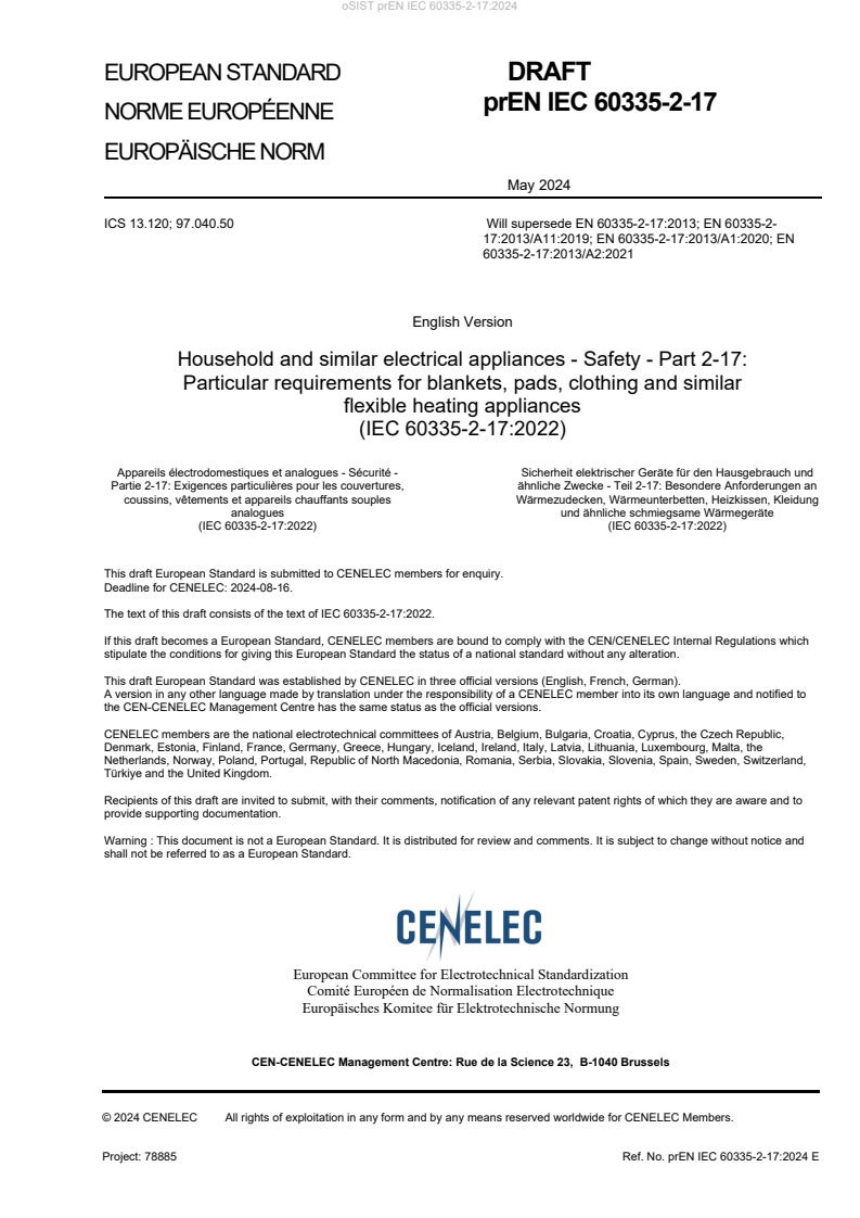 prEN IEC 60335-2-17:2024