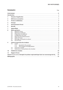 ISO 19679:2020 - Plastiques — Détermination de la biodégradation aérobie des matières plastiques non-flottantes dans une interface eau de mer/sédiments — Méthode par analyse du dioxyde de carbone libéré
Released:6/5/2020 - Page 3 preview