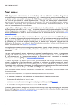 ISO 22854:2021 - Produits pétroliers liquides — Détermination des groupes d'hydrocarbures et de la teneur en composés oxygénés de l'essence pour moteurs automobiles et du carburant éthanol pour automobiles E85 — Méthode par chromatographie multidimensionnelle en phase gazeuse
Released:7/21/2021 - Page 4 preview