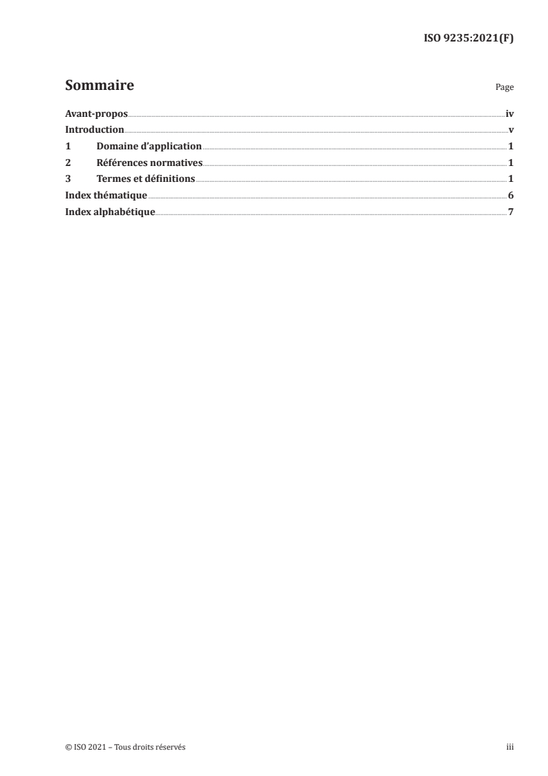 ISO 9235:2021 - Matières premières aromatiques naturelles — Vocabulaire
Released:6/21/2021