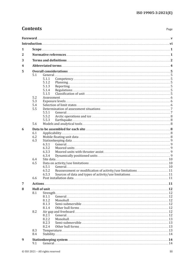 ISO 19905-3:2021 - Petroleum and natural gas industries -- Site-specific assessment of mobile offshore units