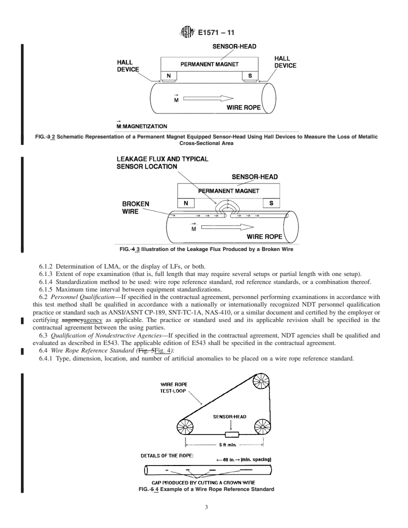 REDLINE ASTM E1571-11 - Standard Practice for  Electromagnetic Examination of Ferromagnetic Steel Wire Rope