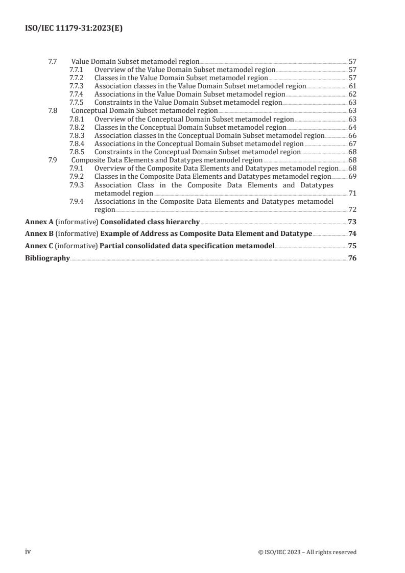ISO/IEC 11179-31:2023 ISO/IEC 11179-31:2023 - Information technology — Metadata registries (MDR) — Part 31: Metamodel for data specification registration
Released:16. 01. 2023 - Page 4 preview