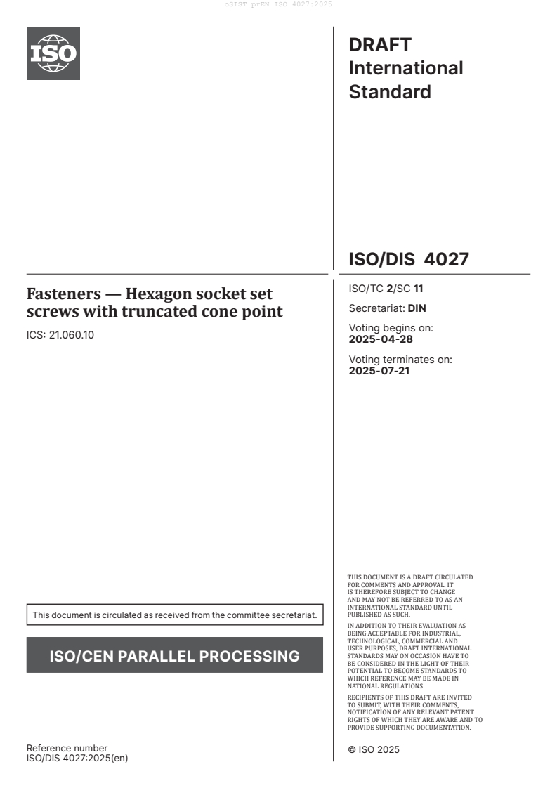 prEN ISO 4027:2025
