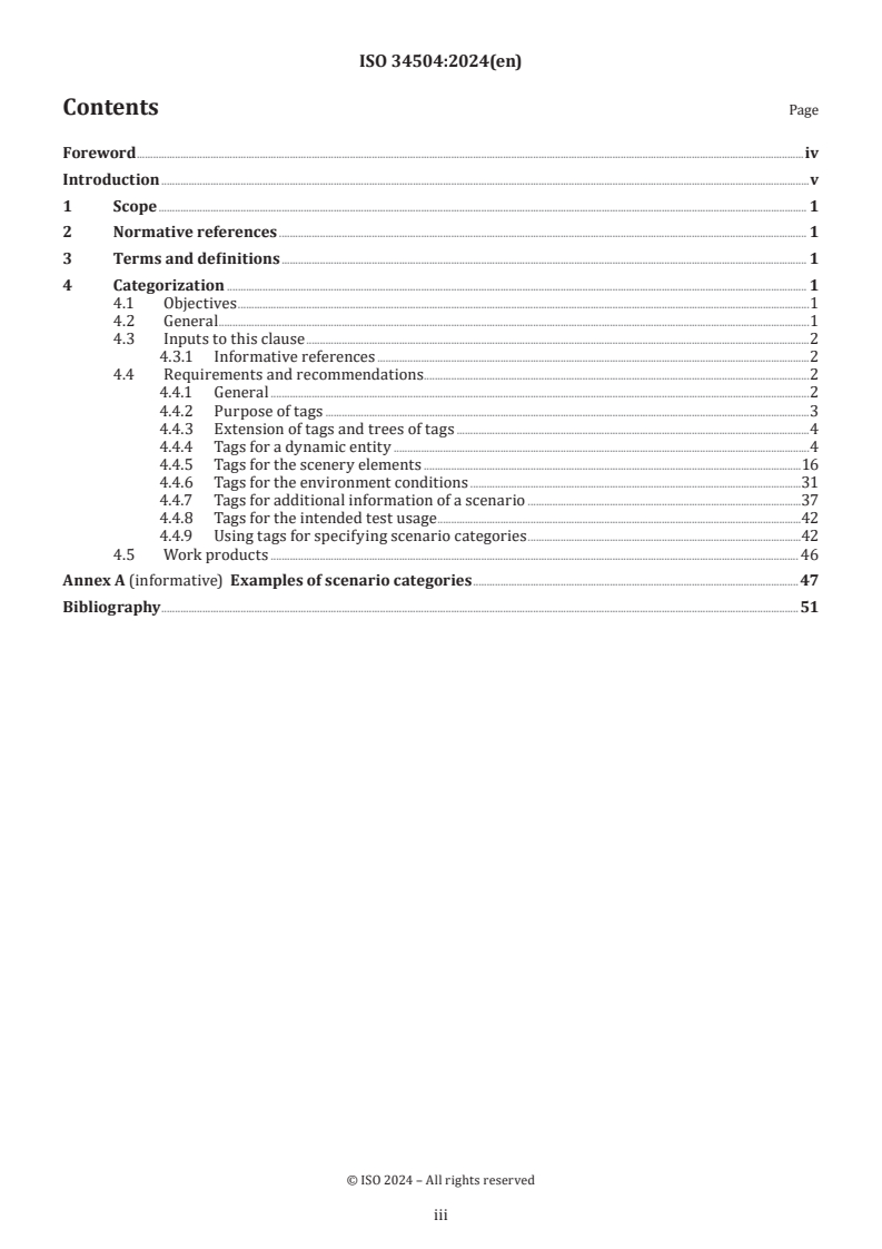 ISO 34504:2024 - Road vehicles — Test scenarios for automated driving systems — Scenario categorization
Released:9. 02. 2024
