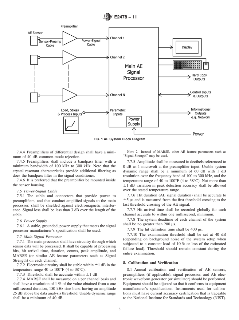 ASTM E2478-11 - Standard Practice for Determining Damage-Based Design Stress for Glass Fiber Reinforced Plastic (GFRP) Materials Using Acoustic Emission