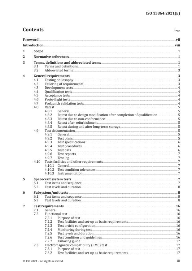 ISO 15864:2021 - Space systems -- General test methods for spacecraft, subsystems and units