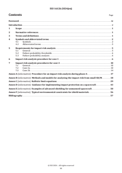 ISO 16126:2024 - Space systems — Survivability of unmanned spacecraft against space debris and meteoroid impacts for the purpose of space debris mitigation
Released:12/2/2024 - Page 3 preview