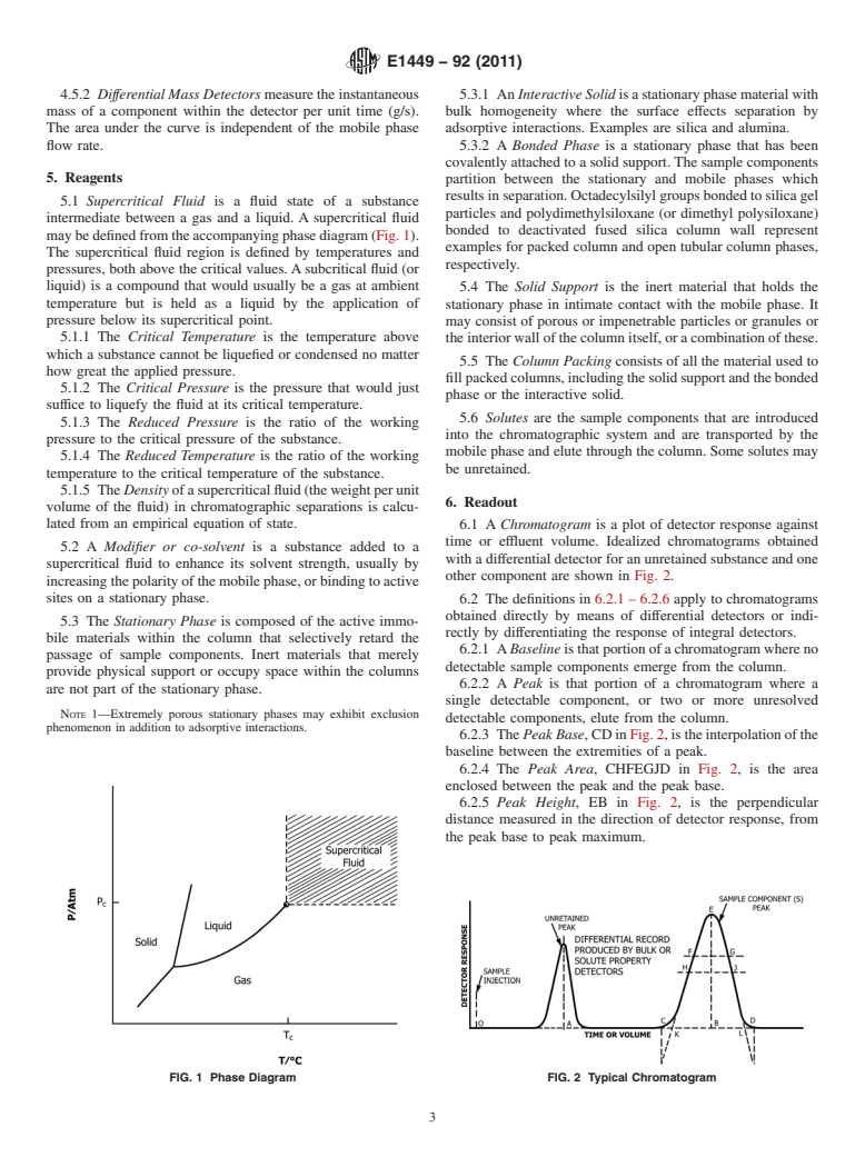 ASTM E1449-92(2011) - Standard Guide for Supercritical Fluid Chromatography Terms and Relationships