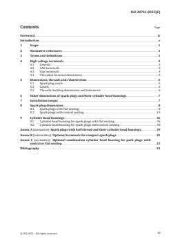 ISO 28741:2023 - Road vehicles — Spark-plugs and their cylinder head housings — Basic characteristics and dimensions
Released:31. 08. 2023 - Page 3 preview