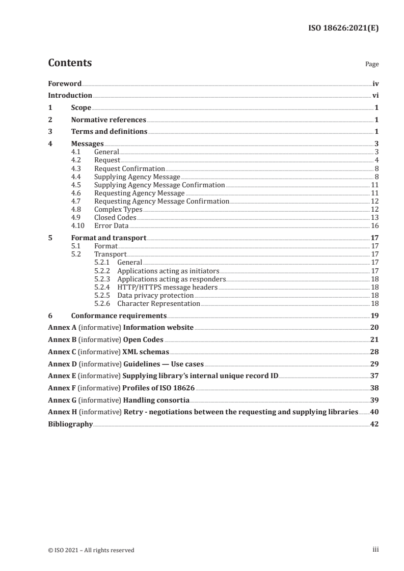 ISO 18626:2021 - Information and documentation -- Interlibrary loan transactions