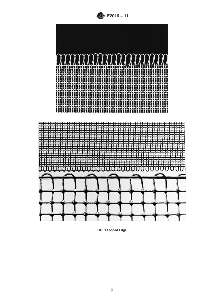 ASTM E2016-11 - Standard Specification for Industrial Woven Wire Cloth