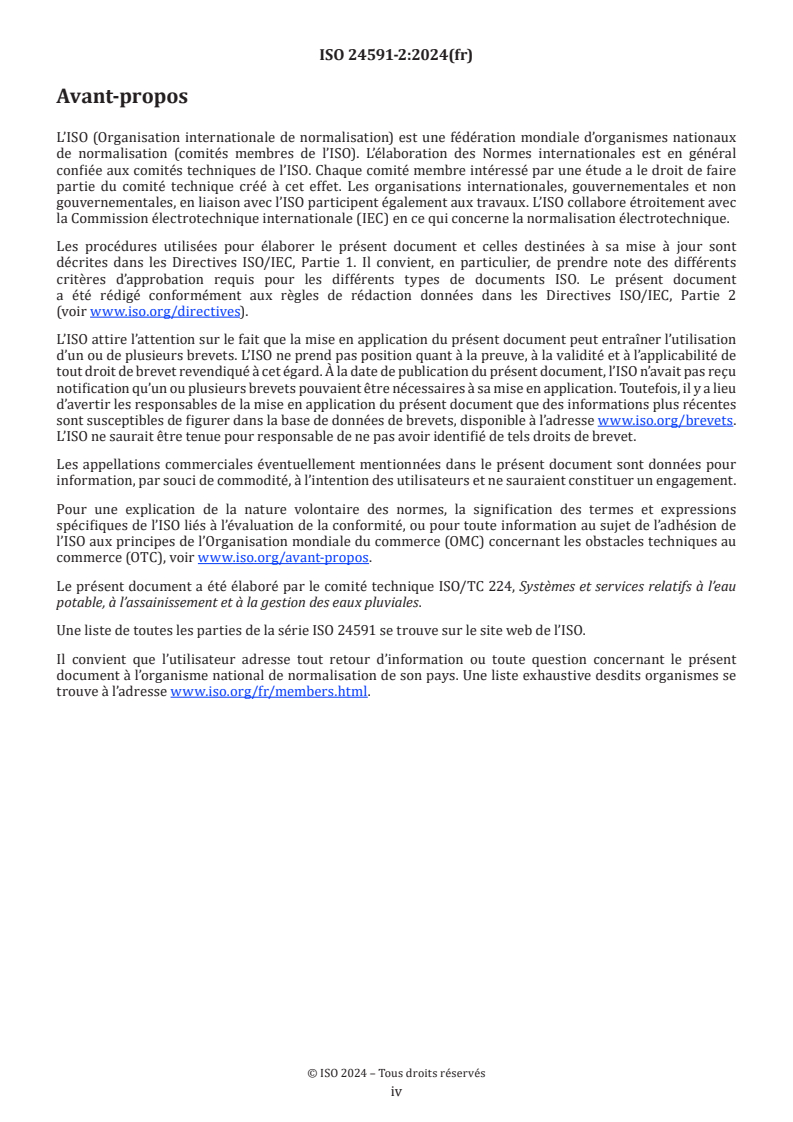 ISO 24591-2:2024 ISO 24591-2:2024 - Gestion intelligente de l’eau — Partie 2: Lignes directrices pour la gestion des données
Released:29. 04. 2024 - Page 4 preview