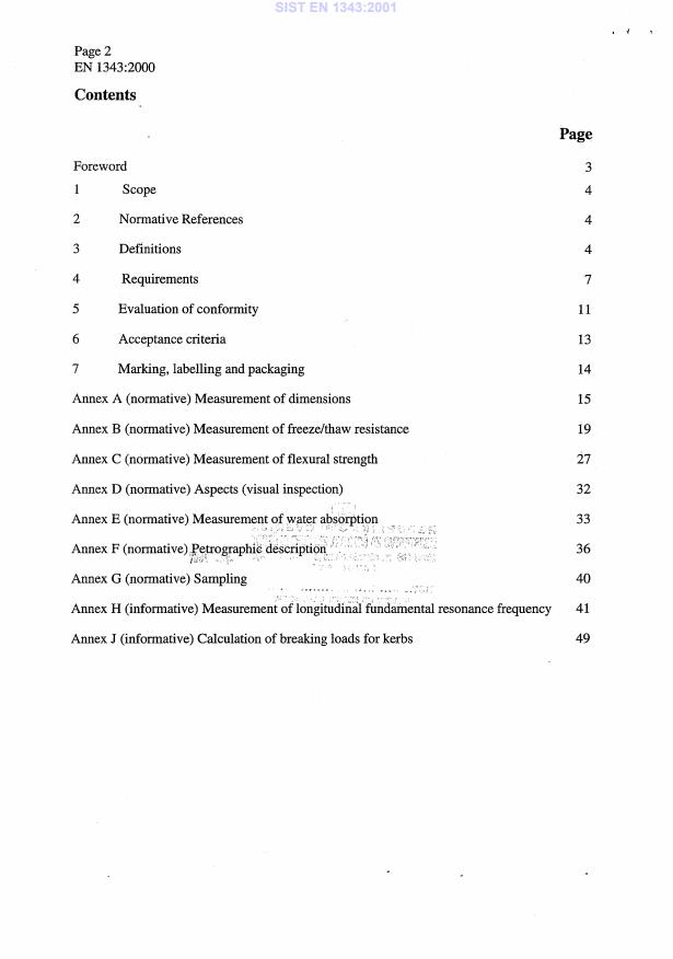 EN 1343:2000 EN 1343:2001 - Page 4 preview