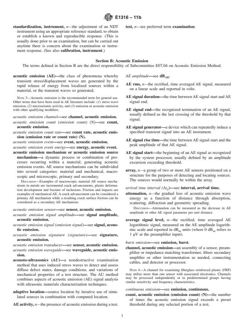 ASTM E1316-11b - Standard Terminology for Nondestructive Examinations