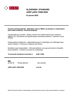 prEN 13385:2025 - Page 1 preview