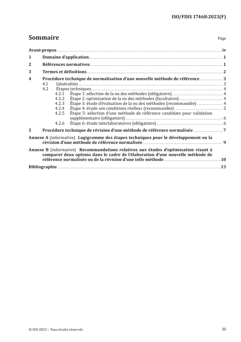 ISO 17468 - Microbiologie de la chaîne alimentaire — Exigences et recommandations techniques pour le développement ou la révision d'une méthode de référence normalisée
Released:22. 07. 2023