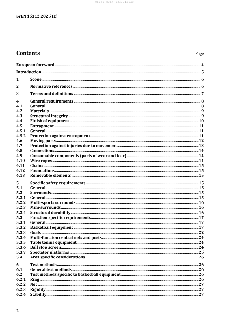 FprEN 15312 prEN 15312:2025 - Page 4 preview