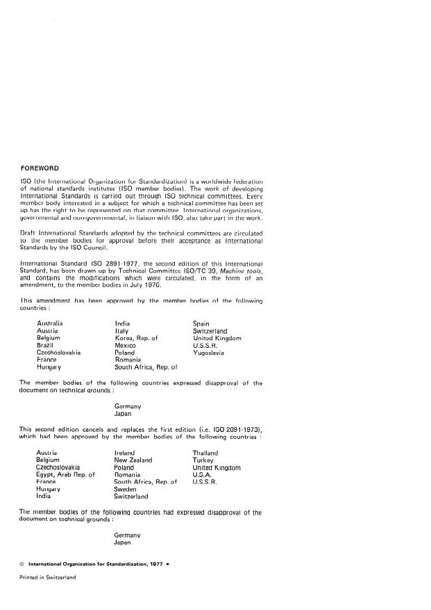 ISO 2891:1977 ISO 2891:1977 - Modular units for machine tool construction -- Centre bases and columns - Page 2 preview