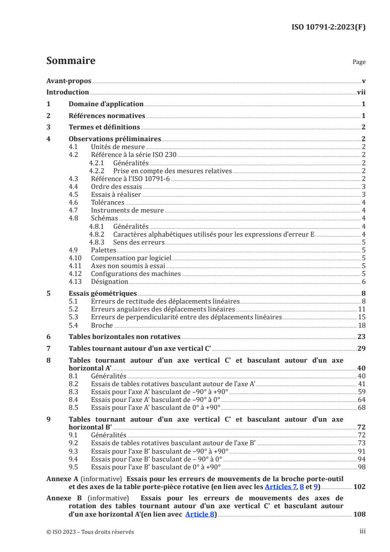 ISO 10791-2:2023 - Conditions d'essai pour centres d'usinage — Partie 2: Essais géométriques des machines à broche verticale (axe Z vertical)
Released:21. 04. 2023