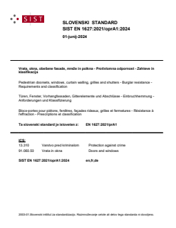 EN 1627:2021/prA1 EN 1627:2021/oprA1:2024 - Page 1 preview
