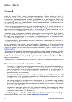 ISO 80369-7:2021 - Small-bore connectors for liquids and gases in healthcare applications — Part 7: Connectors for intravascular or hypodermic applications
Released:5/4/2021 - Page 4 preview