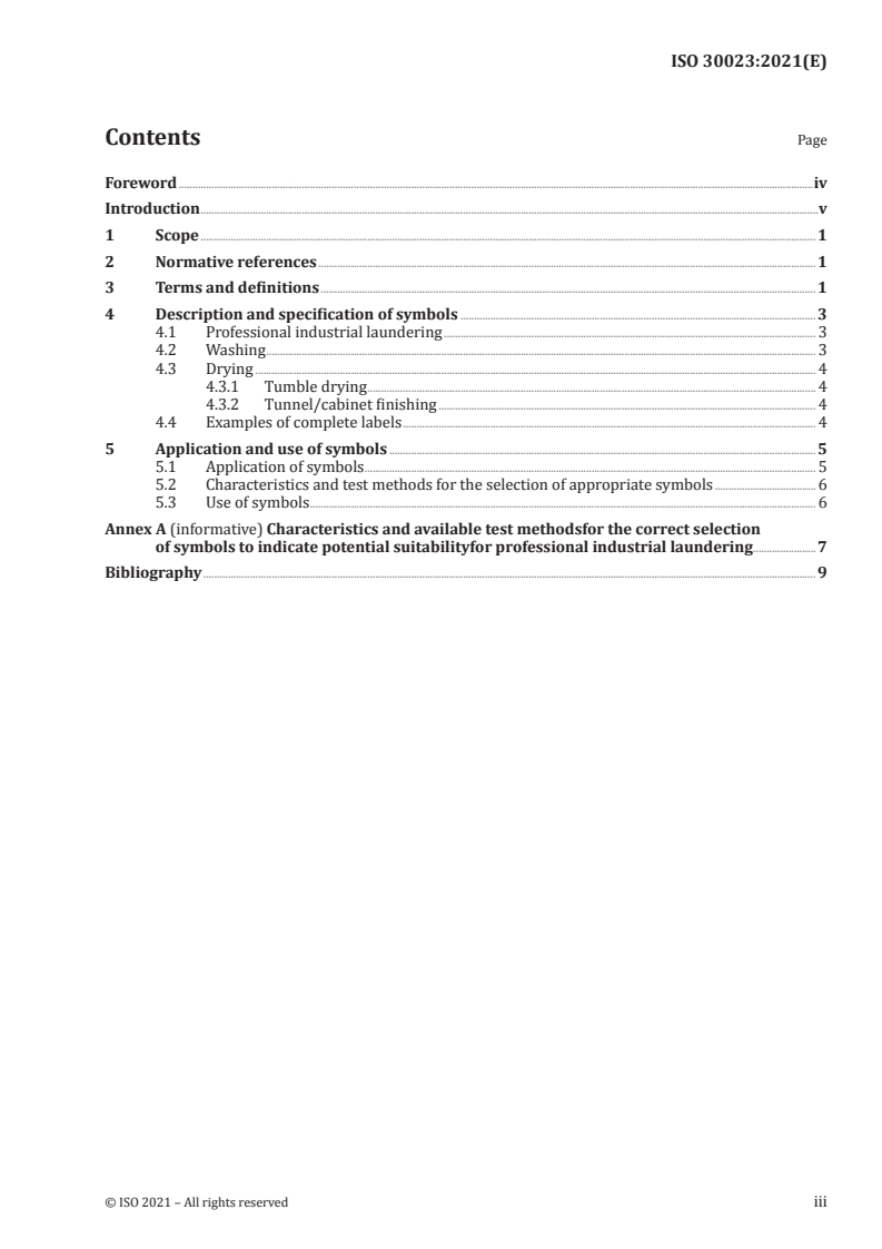 ISO 30023:2021 - Textiles — Qualification symbols for labelling workwear to be industrially laundered
Released:8/25/2021