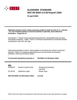 EN 62841-2-4:2014/oprA1:2024 - Page 1 preview