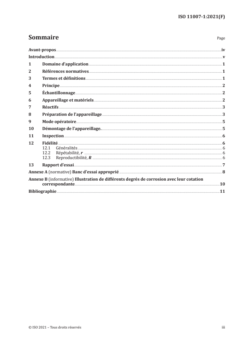 ISO 11007-1:2021 ISO 11007-1:2021 - Produits pétroliers et lubrifiants — Détermination des caractéristiques antirouille des graisses lubrifiantes — Partie 1: Conditions dynamiques humides
Released:7/20/2021