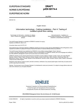 prEN 50174-4:2024 - BARVE - Page 3 preview