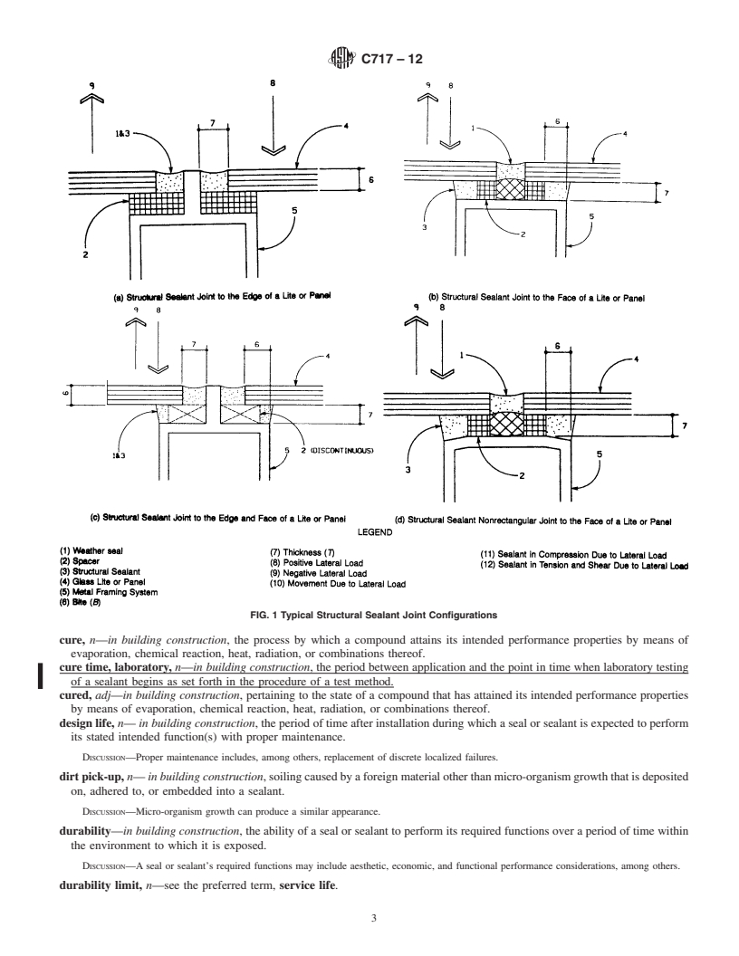 REDLINE ASTM C717-12 - Standard Terminology of  Building Seals and Sealants