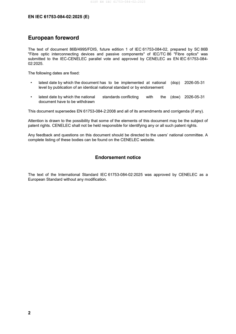 SIST EN IEC 61753-084-02:2025 SIST EN IEC 61753-084-02:2025 - Page 4 preview
