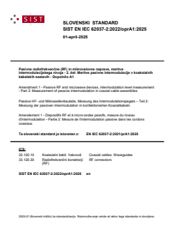SIST EN IEC 62037-2:2022/oprA1:2025 - BARVE - Page 1 preview