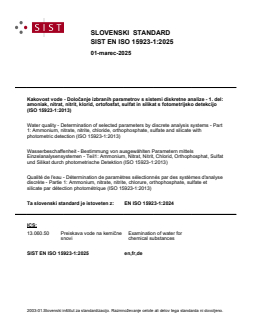 SIST EN ISO 15923-1:2025 - Page 1 preview