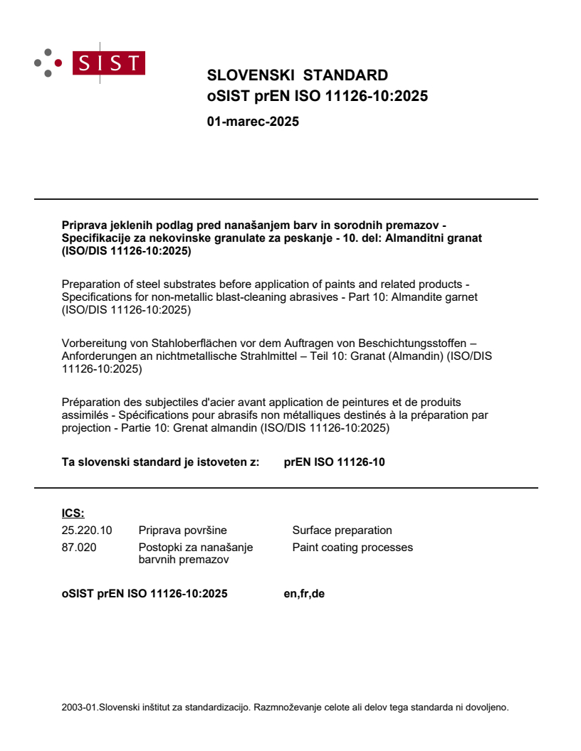 prEN ISO 11126-10:2025