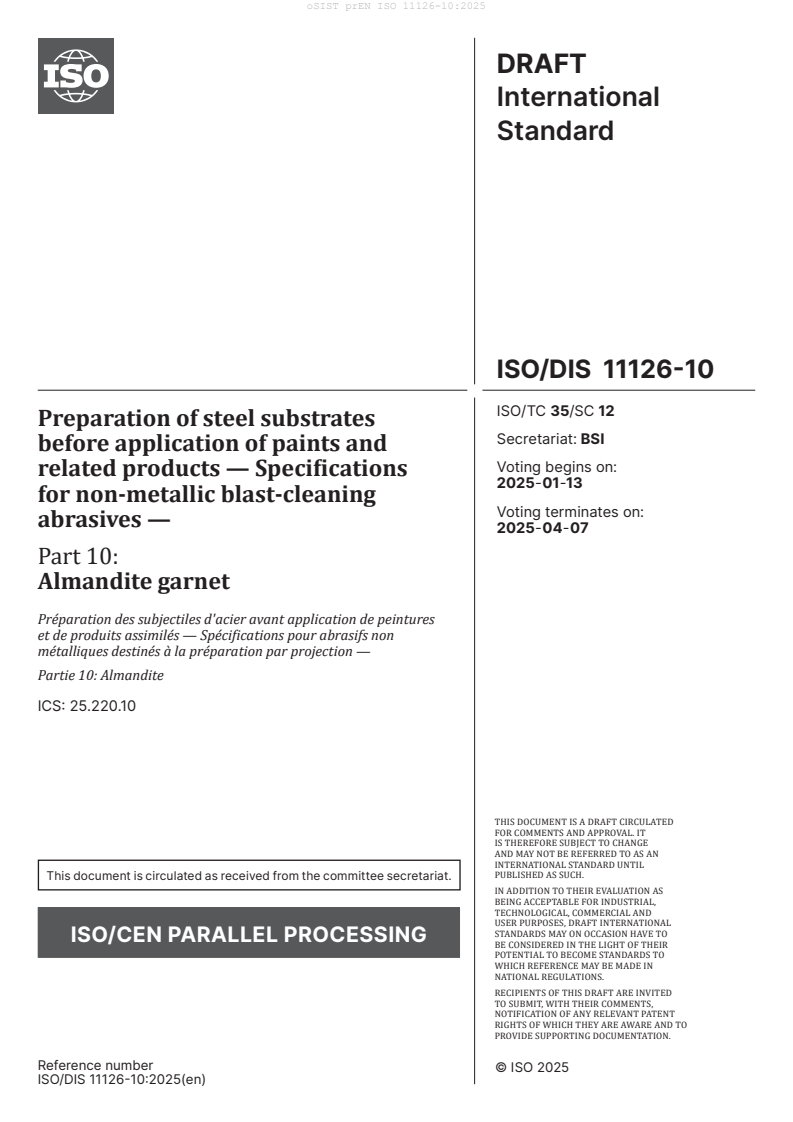 prEN ISO 11126-10:2025