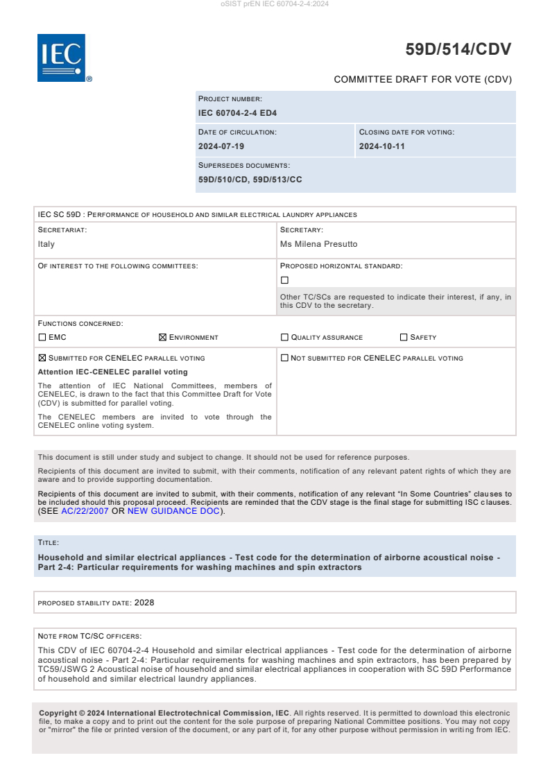 prEN IEC 60704-2-4:2024