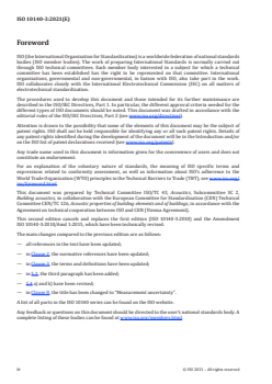 ISO 10140-3:2021 ISO 10140-3:2021 - Acoustics — Laboratory measurement of sound insulation of building elements — Part 3: Measurement of impact sound insulation
Released:4/16/2021 - Page 4 preview