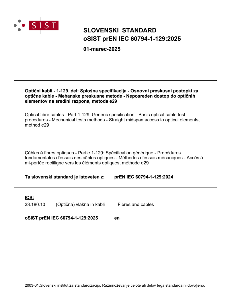 prEN IEC 60794-1-129:2025