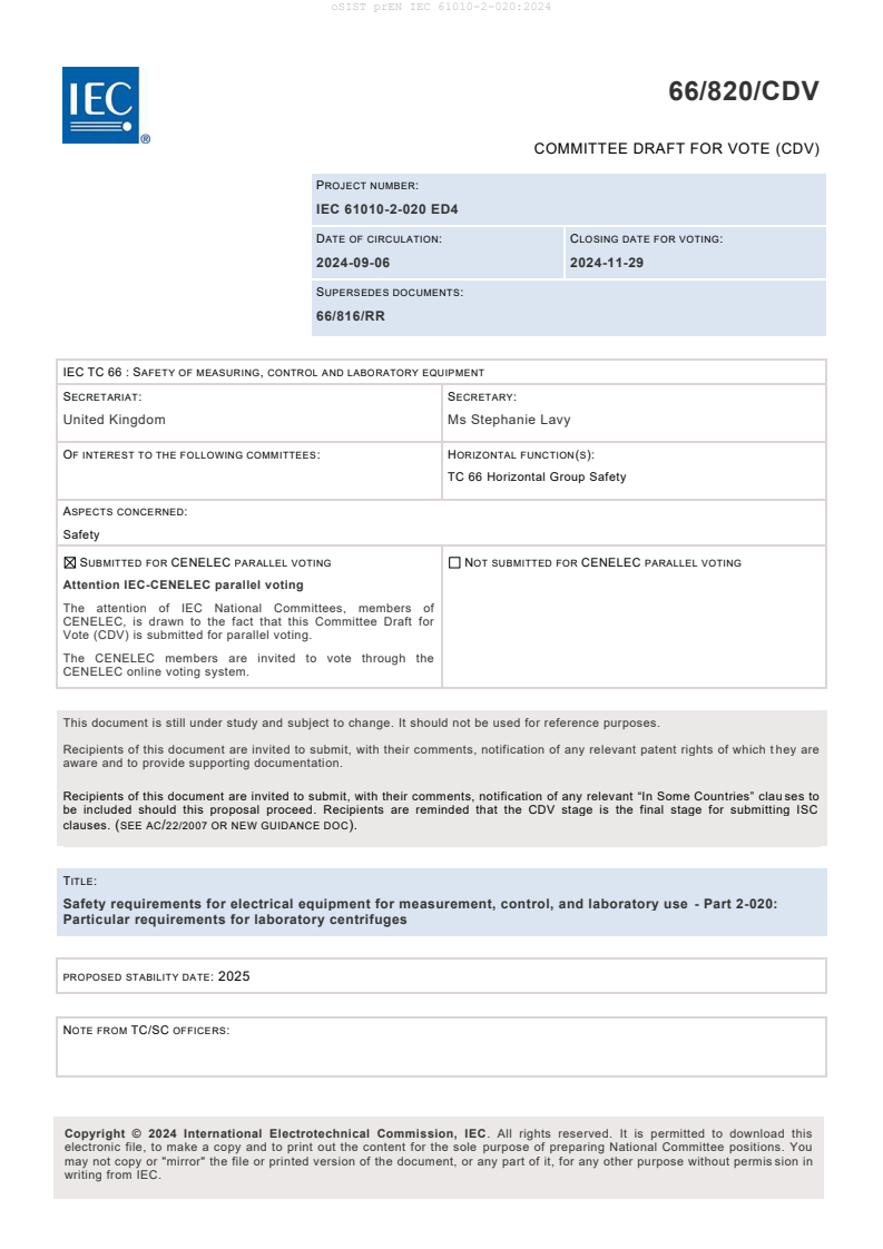 prEN IEC 61010-2-020:2024