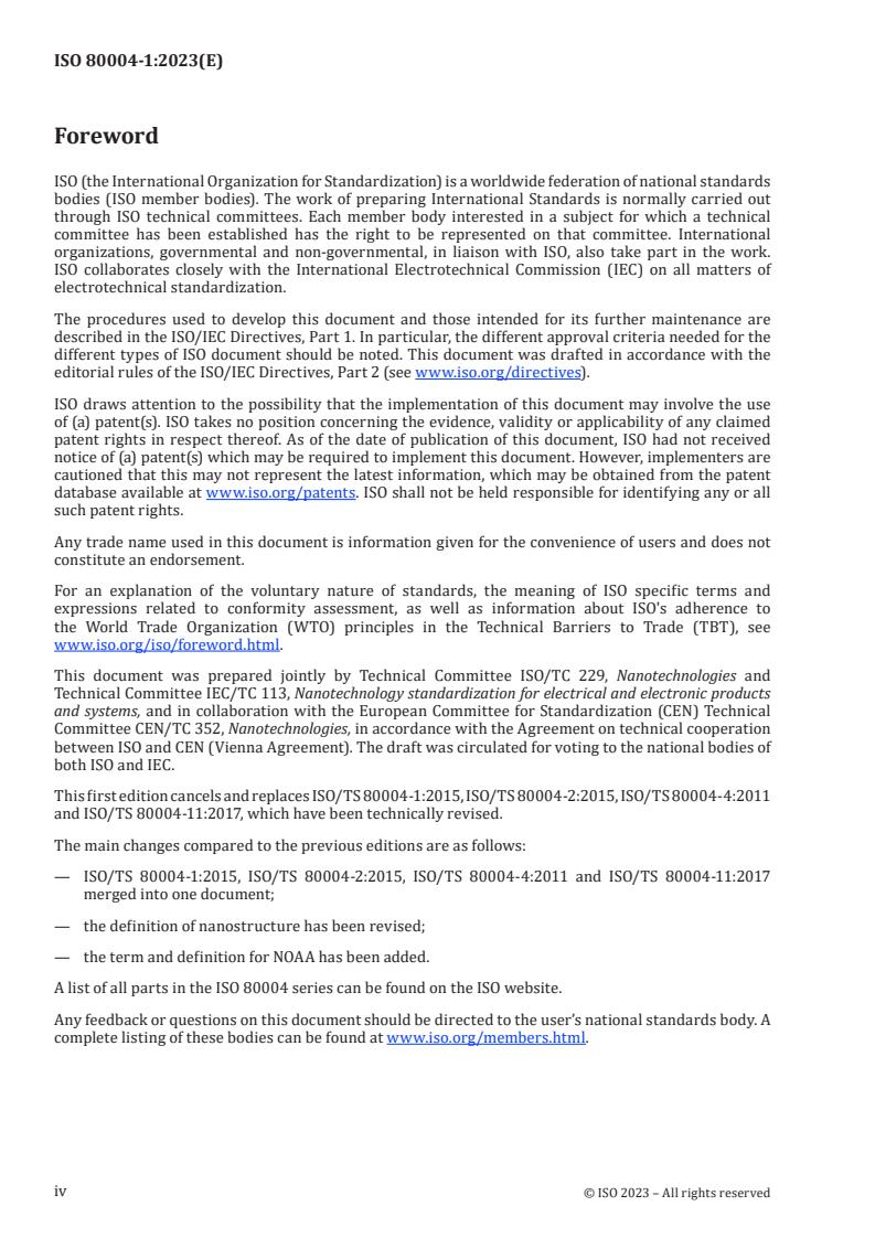 ISO 80004-1:2023 ISO 80004-1:2023 - Nanotechnologies – Vocabulary — Part 1: Core vocabulary
Released:26. 07. 2023 - Page 4 preview